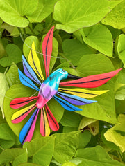 Hand-Carved Alebrije Hummingbird — No. 01
