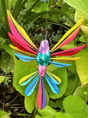 Hand-Carved Alebrije Hummingbird — No. 02