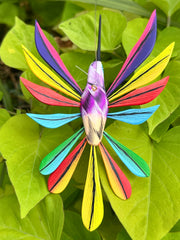 Hand-Carved Alebrije Hummingbird — No. 11
