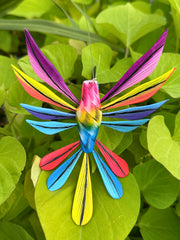 Hand-Carved Alebrije Hummingbird — No. 17