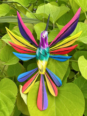 Hand-Carved Alebrije Hummingbird — No. 18
