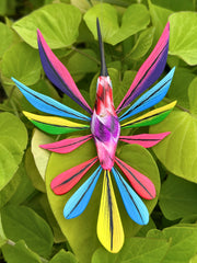 Hand-Carved Alebrije Hummingbird — No. 22