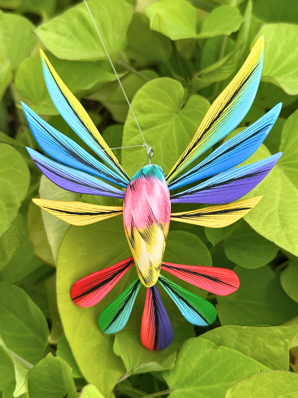 Hand-Carved Alebrije Hummingbird — No. 23