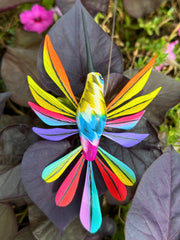 Hand-Carved Alebrije Hummingbird — No. 32