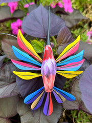 Hand-Carved Alebrije Hummingbird — No. 38