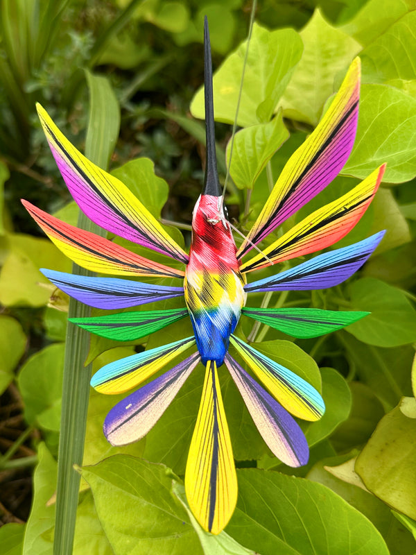 Hand-Carved Alebrije Hummingbird — No. 39
