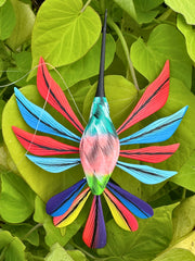 Hand-Carved Alebrije Hummingbird — No. 42