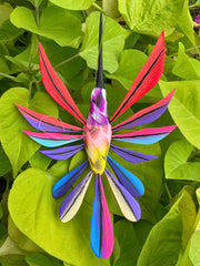 Hand-Carved Alebrije Hummingbird — No. 45