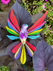 Hand-Carved Alebrije Hummingbird — No. 49