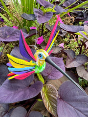 Hand-Carved Alebrije Hummingbird — No. 03