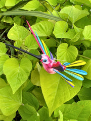 Hand-Carved Alebrije Hummingbird — No. 16