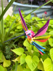 Hand-Carved Alebrije Hummingbird — No. 17