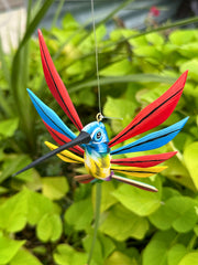 Hand-Carved Alebrije Hummingbird — No. 21