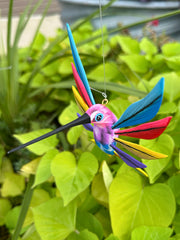 Hand-Carved Alebrije Hummingbird — No. 24