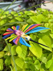 Hand-Carved Alebrije Hummingbird — No. 34