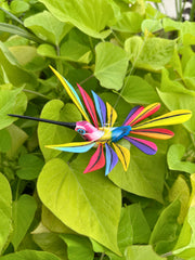 Hand-Carved Alebrije Hummingbird — No. 37